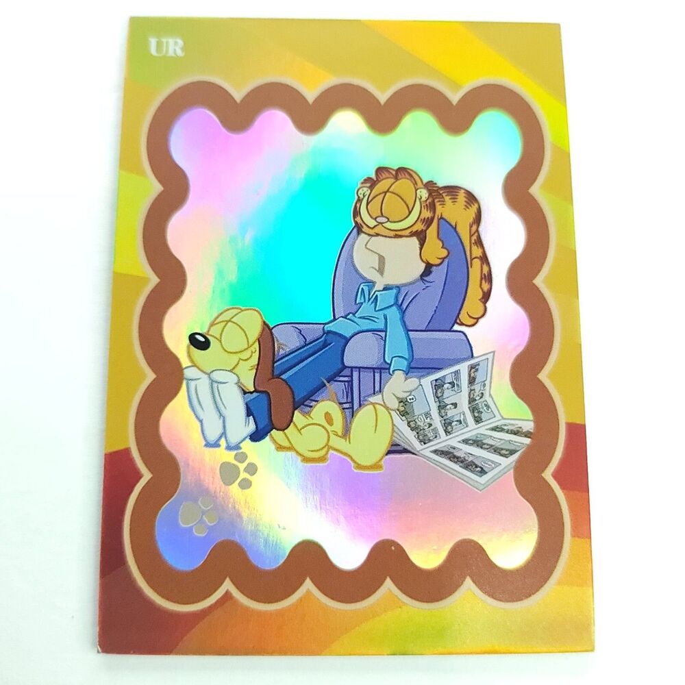 2023 Garfield Jon Arbuckle Happy Life Trading Card Kayou Animation UR 004